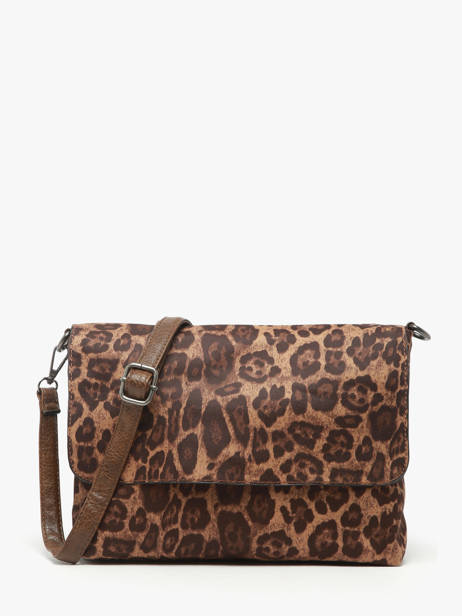 Cross Body Tas Leopard Miniprix Bruin leopard L